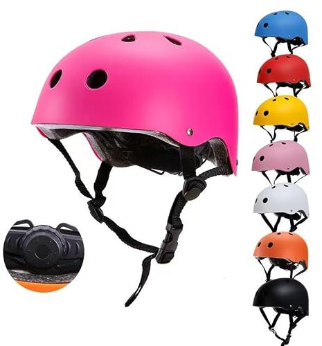 Multifunctional Sports Helmet for Kids & Adults – Adjustable, Ventilated Safety Helmet for Cycling, Skateboarding, Inline Skating, Balance Bikes, and Ice Skating