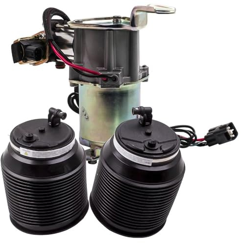 XYUOIS Molle Sospensioni ad Aria Compatibile con Lexus per GX470 2003 2004 2005 2006 2007 2008 2009 Compressore d'Aria Ammortizzatore Molla Pneumatica Sospensione Borsa 4808035011
