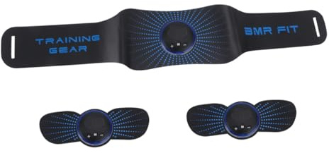 WEKAMOS Stimulateur Ems Abdomen Rechargeable Ceinture Abdominale Fitness et Portable pour Entraînement Musculaire à Domicile