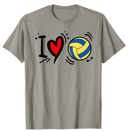 I Love Volleyball Beach Volley Ball Women Volleyball Player Maglietta