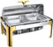 JINCAN. Ristorazione Scaldacini alimentari, 9L, Server per buffet per piatti per bambini, acciaio inossidabile con vassoio di riscaldamento alimentare, perfetto per tiene il cibo a buffet caldo, 400W