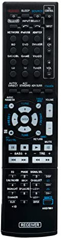 Télécommande VINABTY AXD7661 Remplacement pour récepteur AV Pioneer VSX819VK VSX921 VSX527 VSX827 VSX-422 VSX-521 VSX-1019 VSX-822 VSX-1022 VSX422 VSX521 VSX1019 VSX822 AXD7622 AXD7624 AXD7660