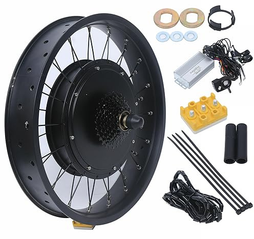 JINPRDAMZ 20 Inch Ebike Conversion Kit, 48 V 1000 W Rear Motor Bicycle E-Bike Hub Conversion Kit