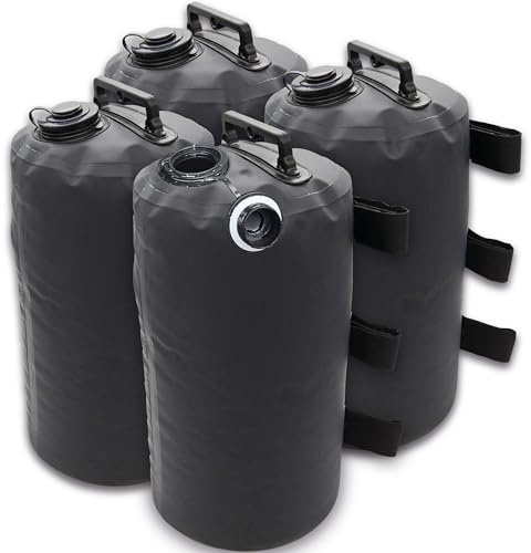 BailenaTents® Wassergewichte 15Liter Gewichte für Pavillon Zelte Beschwerung für Faltpavillon Standsicherung mit Wasser/Sand befüllbar, Universal Pavillonstandfüße für Gartenzelt