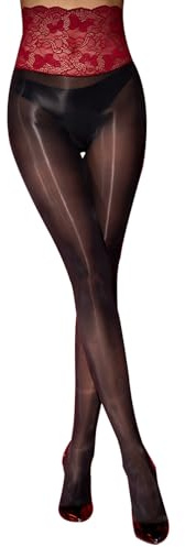 HTRUIYATY Medias Brillantes 3D Con Medias Pantys Mujer Transparente Sin Costuras Pantys