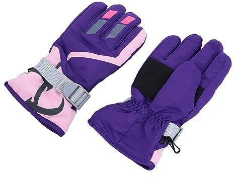 TOGEVAL Skihandschuhe Für Jungen Und Junge Mädchen Reithandschuhe Winterhandschuhe Fahrradhandschuhe Für Outdoor Camping Wandern Bergsteigen