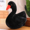 Plueschtier Schwan Kuscheltier,Flamingo Kuscheltier,Stofftier Adler Puppen Süße Plüsch Spielzeug Pelikan, Strauß, Adlerfür Kinder Geburtstag Geschenke (35 cm,schwarzer Schwan)