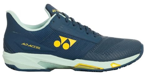 YONEX Herren Power Cushion Ad-Accel Cly Tennisschuhe Sandplatzschuh Dunkelblau-Türkis EU 45 Neu