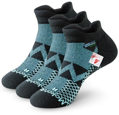 Mokah Stone Diabetic Socks for Men Women, Moisture Wicking Loose Soft Top Ankle Socks for swollen feet and ankles, 3 Pairs