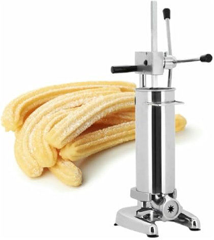 Insaccatrice, Insaccatrice Manuale per Salsicce, Macchina for Churros Commerciale in Acciaio Inossidabile, for Uso Aziendale o Domestico