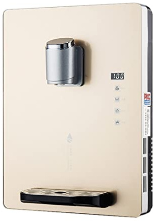 MESOVFCA Dispensador de Agua con alimentación de Red, con Bloqueo para niños, función de Hielo y Agua Caliente, hervidor de Agua Caliente con Pantalla táctil Inteligente Dual, Uso Comercial y de