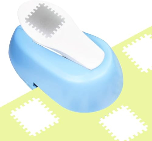 Square Paper Punch, Stamp Punch Cutter, Portable Scrapbooking Square Stamp Puncher, For Cardboard Scrapbook Postage Envelope Labels Wrapping Card Making Crafting