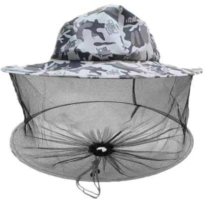 Cappello da apicoltore, cappello per zanzare, con rete, protezione solare, accessorio per giardinaggio, viaggi, attività all'aperto