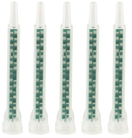 Tegg Static Mixer 20PCS 3.3 Inch Epoxy Mixing Tube Mixing Nozzle Tip Syringe Set for Adhesive Gun Applicator