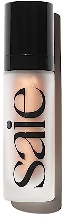 Saie Glowy Super Gel - Hydrating Makeup Primer and Illuminating Glow Serum Enriched with Vitamin C and Squalane Oil - All-Over Liquid Highlighter Makeup for Instant Glass Skin - Sunglow (1 oz)