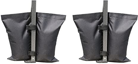 Kisangel Stabilité des Tentes Extérieures – Lot De 4 De Sable avec Fermeture Éclair Adaptés À Les Kiosques Et Tentes De Réception