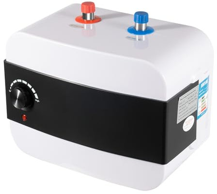 MEELRYD – 6 l varmvattenberedare, 1 500 W elektrisk vattenvärmare, IPX4 vattentät, underdiskpanna för tvättställ, kök, badrum, 32,5 x 22 x 23 cm