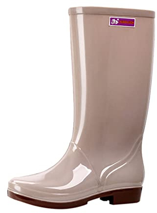 Stivaletti Pioggia Donna Antiscivolo Eleganti Stivali Antipioggia Alti Comode Invernali Stivaletti Da Giardino Giardinaggio Scarpe Pioggia Moda Leggere Scarponcini Impermeabili Trekking In Pvc Wellies