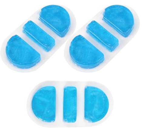 GALPADA Impacco di Ghiaccio Nasale Borsa del Ghiaccio Portatile Riutilizzabile 3 Pezzi in PVC Funzione Caldo e Freddo per Alleviare Epistassi e Cefalea, per Uso Domestico