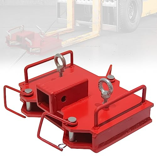 Garvee Gancio Traino Resistente per Carrello elevatore 2 – capacità 6500lbs – Compatibile con forche Pallet Doppie Classe III & IV – Ideale per rimorchi e carichi Pesanti