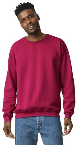Gildan Pull en Polaire à col Rond pour Homme Style G18000 - Rouge - XX-Large