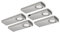 NABER Rea 1 LED, Set-5 Unterbauleuchte / Edelstahl / 2 Watt / Warmweiß