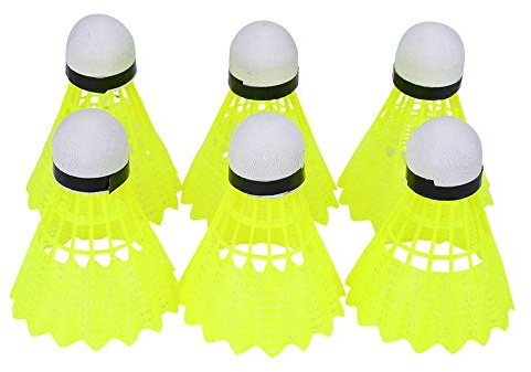 6pcs Volants, Volants de Plumes Entraînement de Sport en Plein Air Balles de Badminton de Plume en Nylon