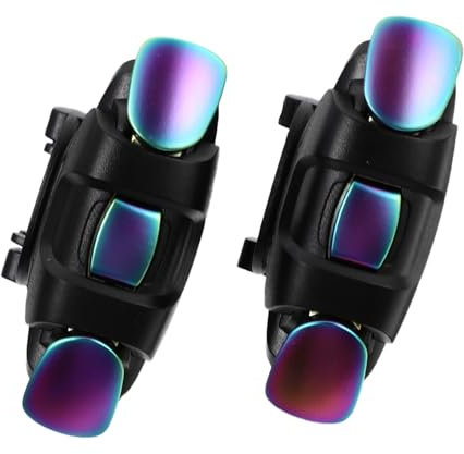 HOMSFOU Gamepad Grilletto Di Gioco Per Smartphone, Trigger Ergonomico in Metallo Resistente All’usura, Accessori Per Giochi Mobili Per Esperienze Di Gioco Scorrevoli