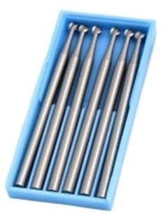 ZHLWei 1-6pcs 0.3-2.3mm Sfera Frese In Acciaio Al Tungsteno Incisione Coltello Da Intaglio 2.35 Gambo Fresa Router Bit Fresatura for legno taglierina