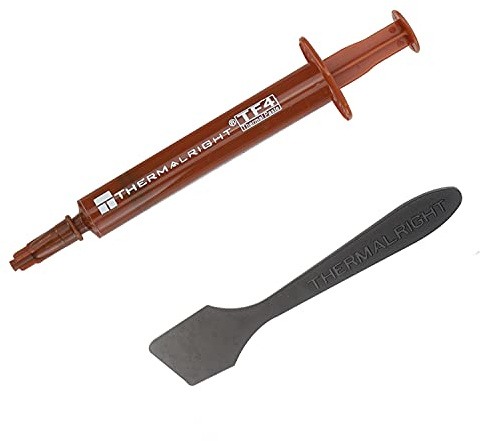 Thermalright TF4 1.5g Thermal Paste for CPU Coolers, Heat Sink Paste High Durability 9.5W/m.k-1.5 Grams, Suitable for Laptop/Desktop CPU Cooling,with a Spatula Tool
