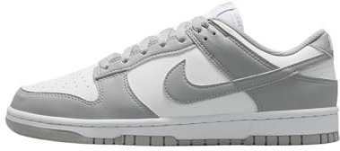 NIKE Damen Dunk Low Sneaker, White Lt Smoke Grey, 37.5 EU