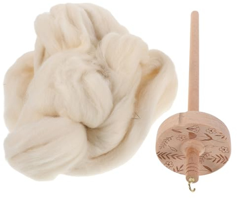 Gadpiparty Filatore Caduta per Filati da Cucito di Strumenti per Tessitura Mano Supporto in Legno per Filati Ganci per Cucire Forniture per Cucire