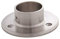 Edelstahl Wandanschluss Halter Handlauf Wandflansch Steckfitting Geländer Adapter für Rohr (Edelstahl V2A, 42,4 mm)