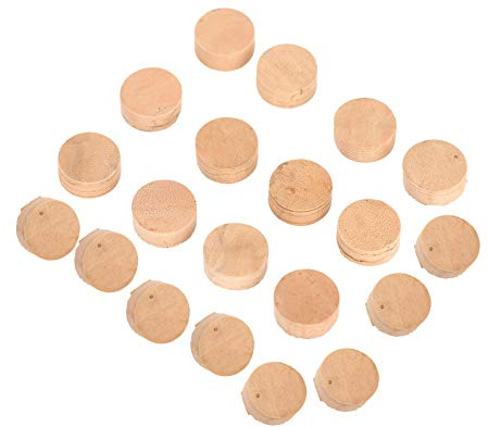 20Pcs Trumpet Cork Pads 9.5mm Water Key Spit Valve Cork Pads for Trumpet and Trombone Repair