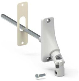 Sortie de caisson volet roulant embase étroite 6P7 à 90°