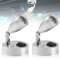 2 Stück 12V LED Spot Leselicht, Leselampe Wohnmobil Wohnwagen Lampe, Wohnmobil Innenbeleuchtung mit Einstellbarer Schalter, 3W LED Lampe Wohnmobil Warmweiß 3200K für Camper Reisemobil Caravan Boat