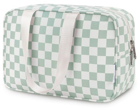 Narwey Large Toiletry Bags for Women,Travel Wash Bag Women for Toiletries | Portable Makeup Bag with Handle, Large Capacity Washbag for Travel, Make up Cosmetic Organizer for Full Size Essentials, Gift