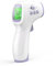 Thermomètre Frontal Infrarouge médicale Thermometre sans Contact pour Adulte Enfant bébé, Affichage LCD Mode avec indicateurs colorés Option sonore, et 32 mémoires.
