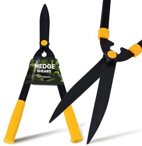 Instalguru Taille Haies Cisaille Jardin 550 mm Lame 210 mm Coupe Branche Arbuste Pelouse Précision Acier Durable Ergonomique Confort Manuel Jardinage Outil