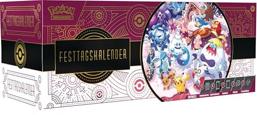 Pokémon-Sammelkartenspiel: Festtagskalender (8 holografische Karten, 6 Boosterpacks, 7 Funpacks & mehr)