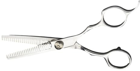 COLLBATH Ciseaux Coiffeur Professionnels en Acier Inoxydable Argenté, 6 Pouces, Résistants la Rouille et Faciles à Transporter pour Usage en Salon de Coiffure