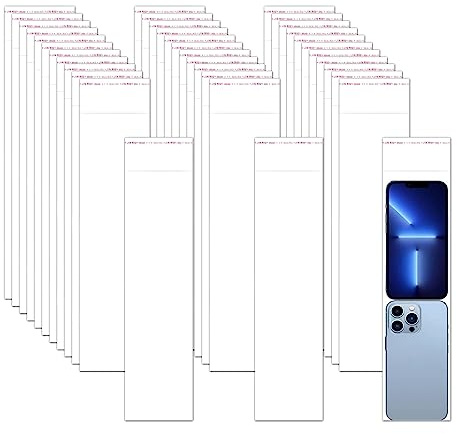 Clear Long Cello Bags 3x12 300pcs Self Adhesive Cellophane 50µm Transparent Self Sealing OPP Poly for Candies Jewelry Crafts Candles Cutlery Nut Samples (5 Sizes for Choosing)