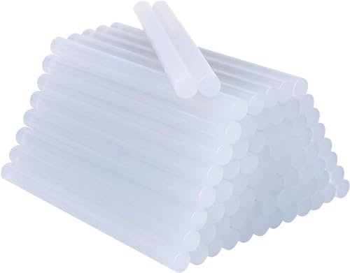 PUTOAHAO 30 Pièces Baton de Colle Pistolet à Colle pour Pistolet 7mm x 190mm - Adhésif Puissant et Transparent - EVA Écologique - Pour Bois, Métal, Céramique, Textile, Emballage