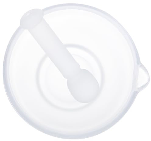 PRETYZOOM 1 Set Modernes Glas- und Stößel-set Mahlschüssel Medizin Stampferschüssel Mahlstab für Die Verwendung in Der Küche und Apotheke