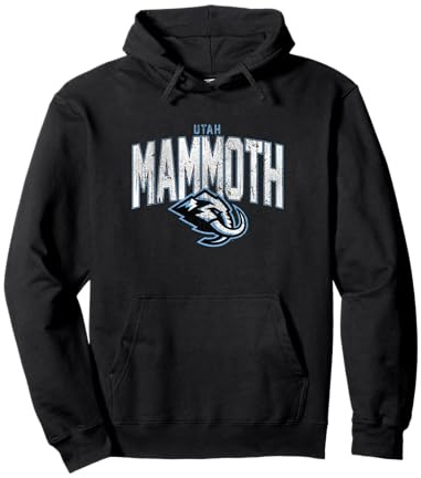 Utah Mammoth - Maglia da Hockey Vintage per Tifosi della NHL Felpa con Cappuccio