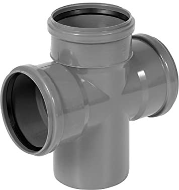 HT Double branche HTsafe DN 110 (110/110/110/110) (DN 110/87°), Raccord Plomberie