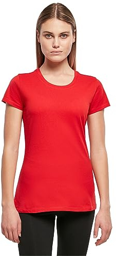 Build Your Brand Femme Bb012 T-Shirt, Cityred, M EU