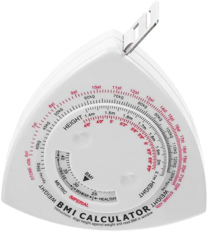 UKCOCO Bmi Body Measuring Tape Circumference Waist Metric Tape Measure for Body Measurement