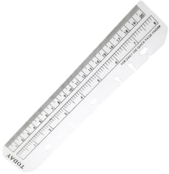 BE-TOOL Flexibel linjal, klar plast, PVC, 22 cm, A5 ringpärm kompatibel, mjuk, böjbar, okrossbar, mätlinjal, siddelare, journal arrangör