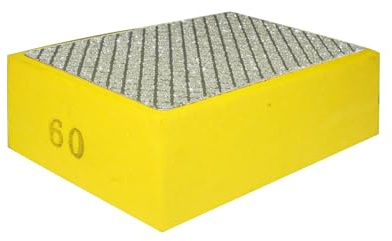 Hand Diamond Polishing Pads for Glass,Tile Polishing Pad,Diamond Sanding Blocks 60# Tile, Porcelain Glass Polishing Kit for Wood Tile Glass Stone Ceramic